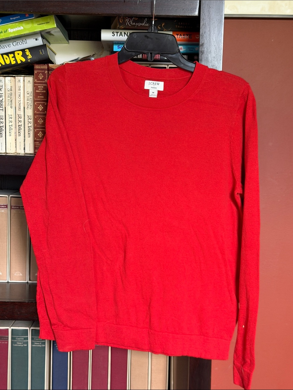 J. Crew Women’s Bright Red Crewneck Sweater